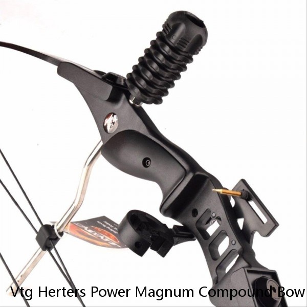 Vtg Herters Power Magnum Compound Bow w/ Original Box 51