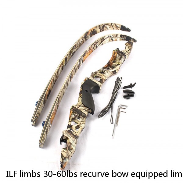 ILF limbs 30-60lbs recurve bow equipped limbs Hunting Bow Archery Sport Bow