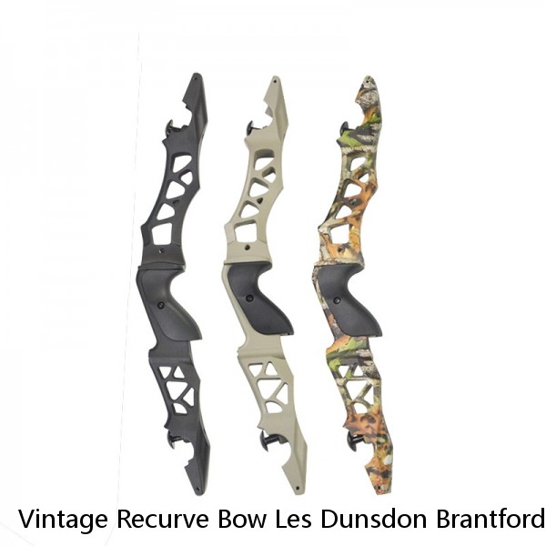 Vintage Recurve Bow Les Dunsdon Brantford Ontario Fiberglass Bow dq