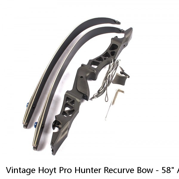 Vintage Hoyt Pro Hunter Recurve Bow - 58