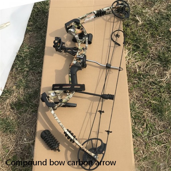 Compound bow carbon arrow