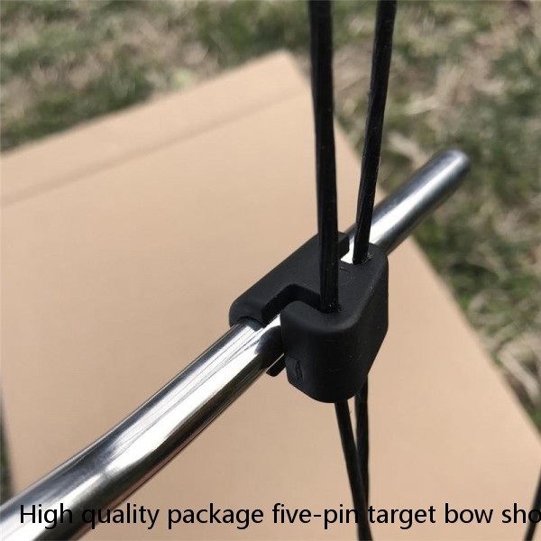 High quality package five-pin target bow shooting compound outdoor sports bow sights