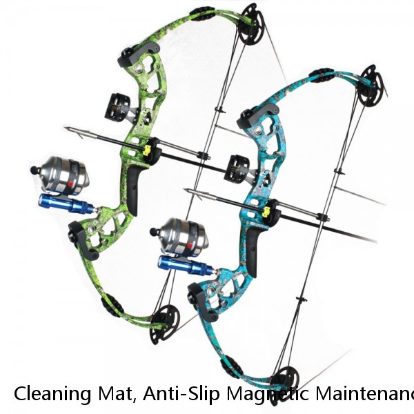 Cleaning Mat, Anti-Slip Magnetic Maintenance Mat, Rubberized Repair Mat 36