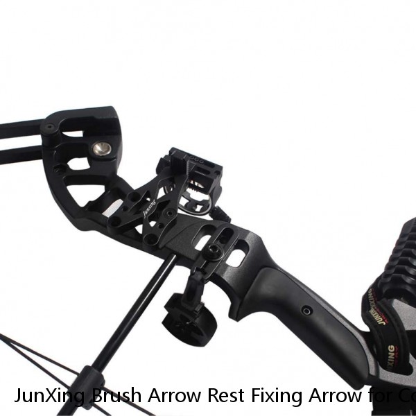 JunXing Brush Arrow Rest Fixing Arrow for Compound/Recurve Bow Archery Black RH
