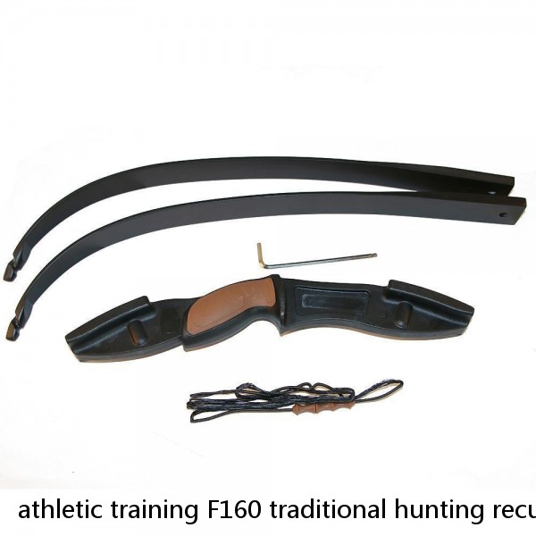 athletic training F160 traditional hunting recurve laminated takedown bow right handed bow