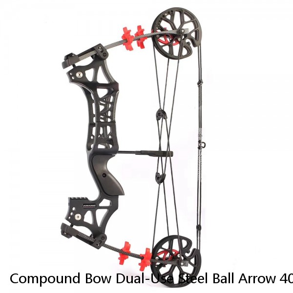Compound Bow Dual-Use Steel Ball Arrow 40-65lbs Short Axis Archery Hunting RH LH