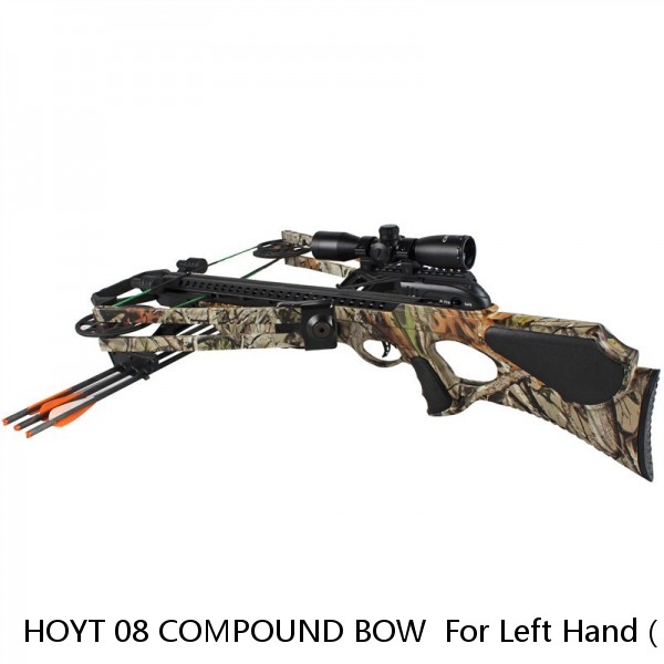 HOYT 08 COMPOUND BOW  For Left Hand ( Manual, Case, Arrows & others )