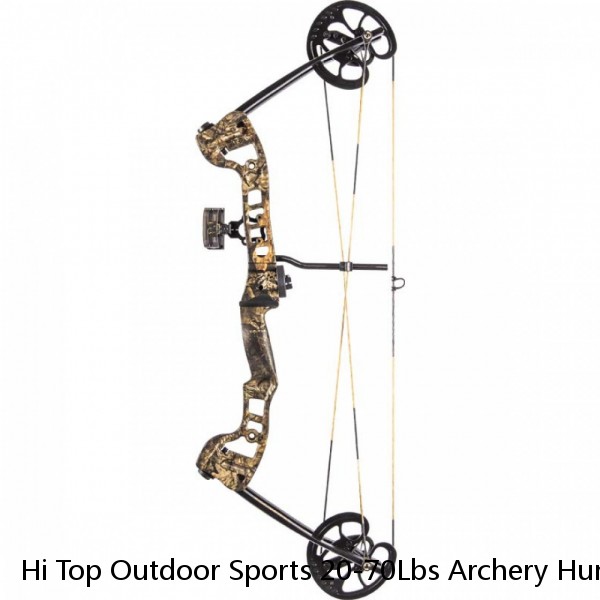 Hi Top Outdoor Sports 20-70Lbs Archery Hunting Topoint Archery Kit Arrow Heads Daibow Compound Bow And Arrow Set Junxing