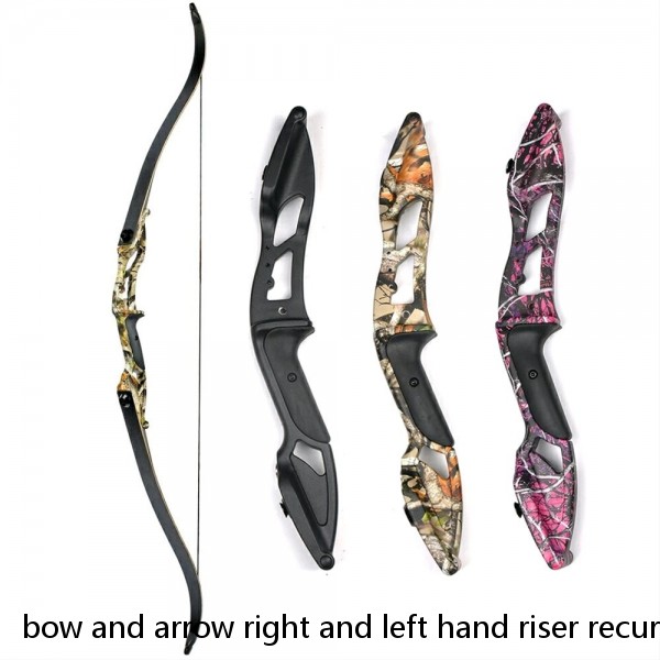 bow and arrow right and left hand riser recurve bow JUNXING archery F179 for adults and children