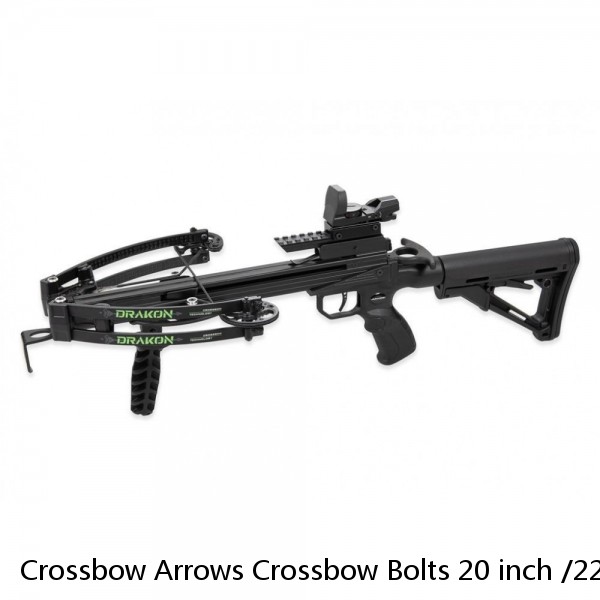 Crossbow Arrows Crossbow Bolts 20 inch /22 inch Hunting Archery Crossbow Carbon Arrows with 4 inch Vanes